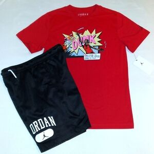 Jordan Boys Youth 2pc Short Set- Medium
